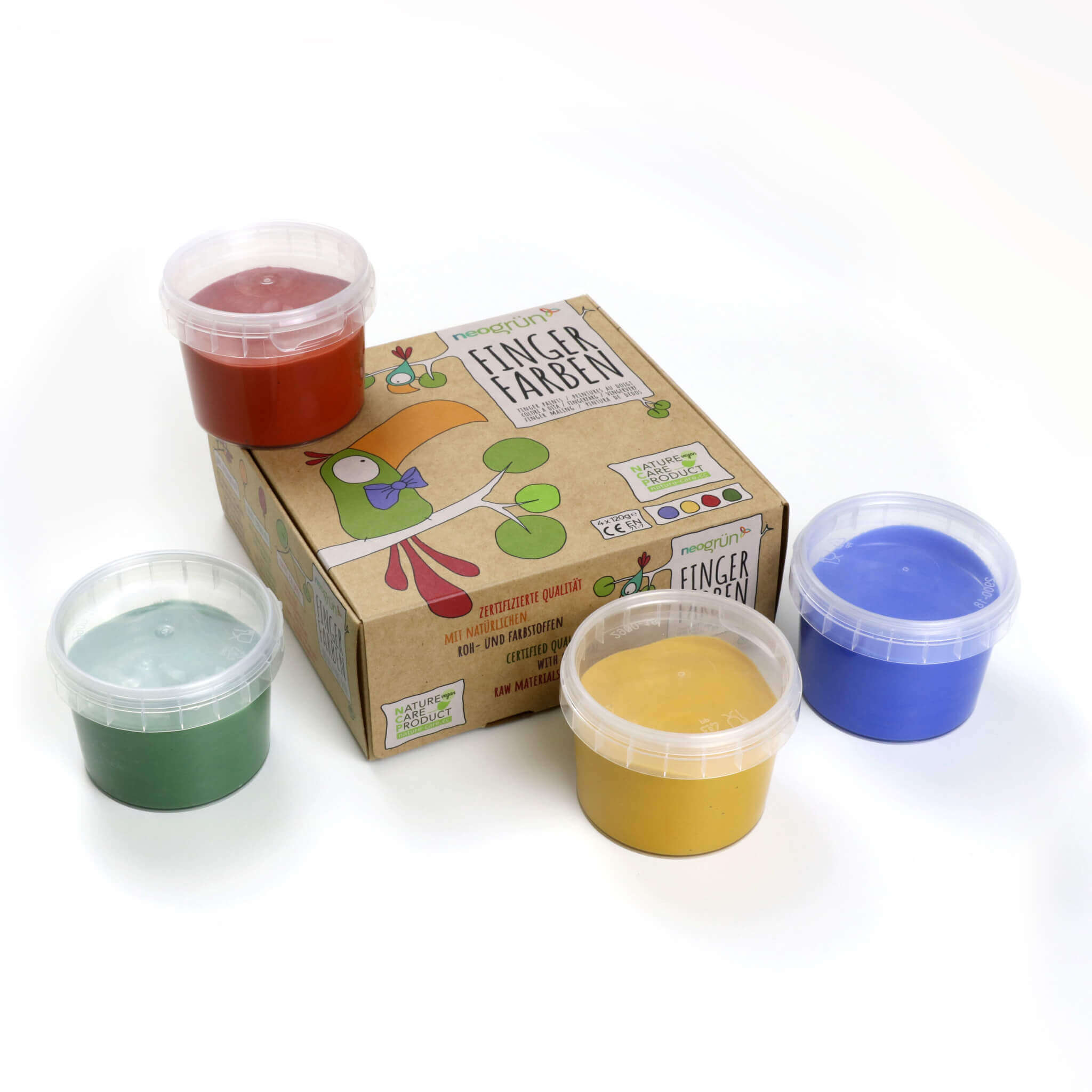 The first eco-certified finger paints and modeling clay from neogrün